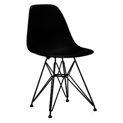 Vitra Eames DSR Side Chair, Black